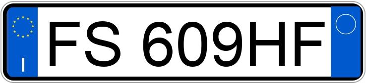 Numer rejestracyjny FS609HF posiada FIAT Panda 2a serie