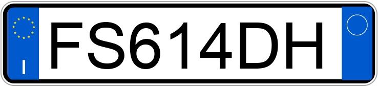 Numer rejestracyjny FS614DH posiada FIAT 500L