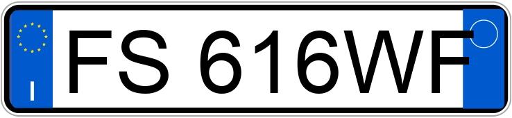 Numer rejestracyjny FS616WF posiada JEEP Renegade