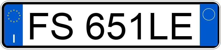 Numer rejestracyjny FS651LE posiada VOLKSWAGEN Golf 7a serie