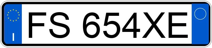Numer rejestracyjny FS654XE posiada PEUGEOT 308 2a serie