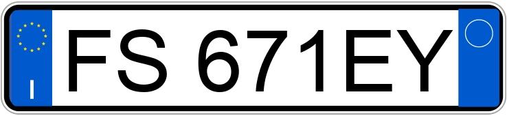 Numer rejestracyjny FS671EY posiada FORD EcoSport