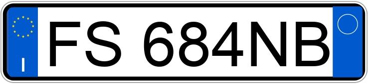 Numer rejestracyjny FS684NB posiada AUDI A3 2a serie Numer rejestracyjny FS684NB posiada AUDI A3 2a serie