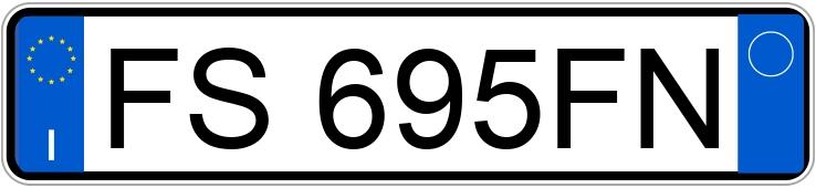 Numer rejestracyjny FS695FN posiada LAND ROVER RR Evoque 1a serie