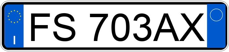 Le numéro d’enregistrement FS703AX a bmw 420d
