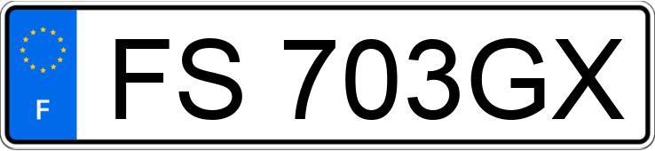 Numer rejestracyjny FS703GX posiada BMW SERIE 5