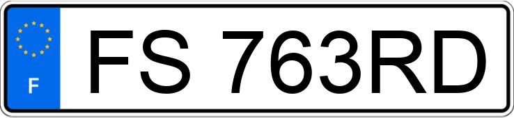 Numer rejestracyjny FS763RD posiada AUDI A3 SPORTBACK