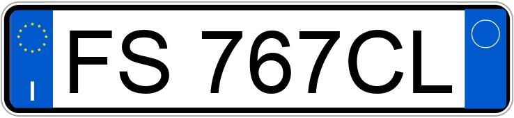 Numer rejestracyjny FS767CL posiada LANCIA Ypsilon 3a serie