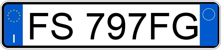 Numer rejestracyjny FS797FG posiada VOLKSWAGEN Polo 6a serie