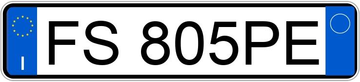 Numer rejestracyjny FS805PE posiada JEEP Renegade