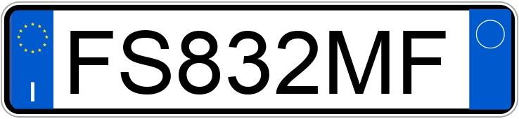 Numer rejestracyjny FS832MF posiada CITROEN C3 3a serie