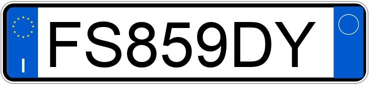 Numer rejestracyjny FS859DY posiada FIAT Panda 3a serie Numer rejestracyjny FS859DY posiada FIAT Panda 3a serie