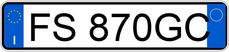 Numer rejestracyjny FS870GC posiada MERCEDES Classe A