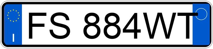 Numer rejestracyjny FS884WT posiada MERCEDES Classe C