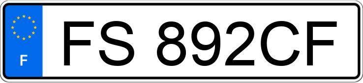 Numer rejestracyjny FS892CF posiada OPEL CORSA VI