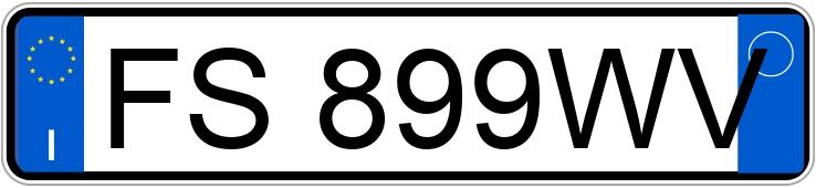 Numer rejestracyjny FS899WV posiada MERCEDES Classe A