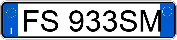 Numer rejestracyjny FS933SM posiada OPEL Vivaro 3a serie Numer rejestracyjny FS933SM posiada OPEL Vivaro 3a serie