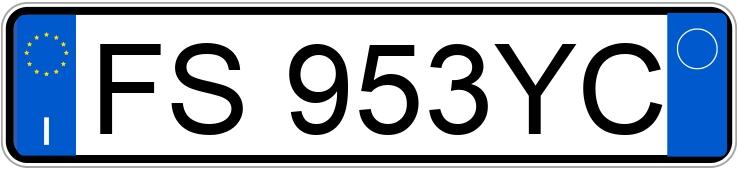 Numer rejestracyjny FS953YC posiada MERCEDES Classe V