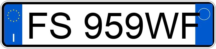 Numer rejestracyjny FS959WF posiada BMW X4