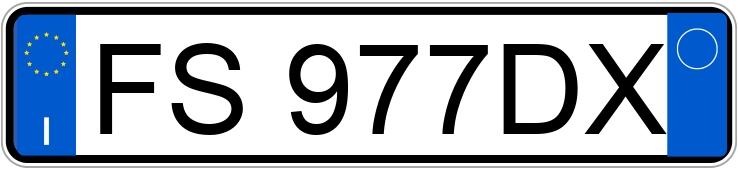 Numer rejestracyjny FS977DX posiada FIAT Punto 4a serie Punto 1.3 MJT II SeS 95 CV 5P Street (70 kw)