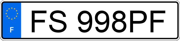 Numer rejestracyjny FS998PF posiada VOLVO XC40