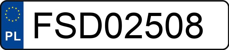 Numer rejestracyjny FSD 02508 posiada MERCEDES-BENZ 407D 4.6t 407D 4.6t - FSD02508