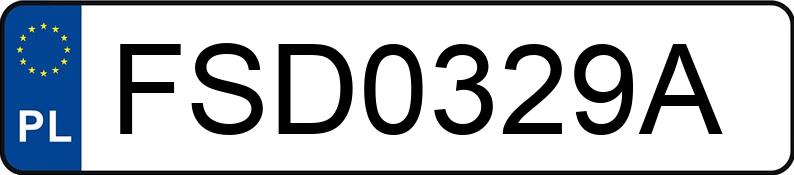 Numer rejestracyjny FSD 0329A posiada FORD FOCUS - FSD0329A