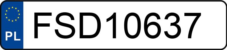 Numer rejestracyjny FSD 10637 posiada BMW 320 Diesel MR`04 E3 E90 320 Diesel MR`04 E3 E90 - FSD10637