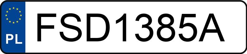 Numer rejestracyjny FSD 1385A posiada OPEL CORSA - FSD1385A