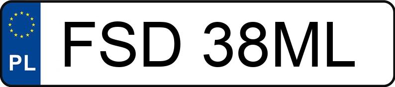 Numer rejestracyjny FSD 38ML posiada NISSAN Micra 1.3 Kat. LX Topic - FSD38ML