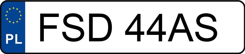 Numer rejestracyjny FSD 44AS posiada FIAT Seicento 0.9 Kat. Brush - FSD44AS