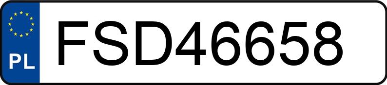 Numer rejestracyjny FSD 46658 posiada PEUGEOT 307 - FSD46658