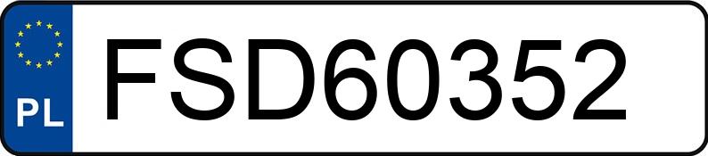 Numer rejestracyjny FSD 60352 posiada VOLVO V50 1.6 D MR`04 E4 V50 1.6 D MR`04 E4 - FSD60352