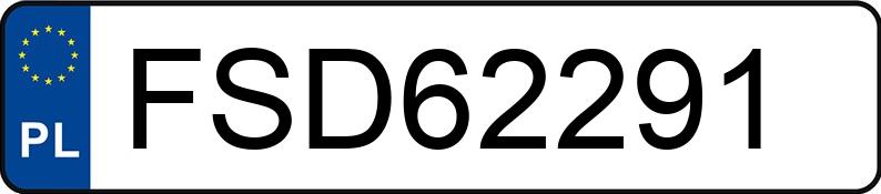 Numer rejestracyjny FSD 62291 posiada LEXUS LS 400 F1 LS 400 F1 - FSD62291