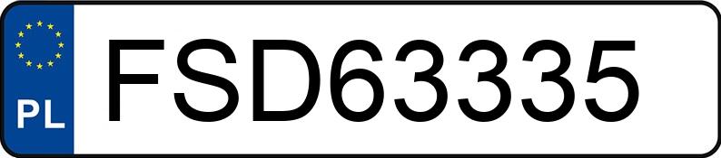 Numer rejestracyjny FSD 63335 posiada AUDI A3 1.9 TDi DPF MR`06 E4 8P Ambition - FSD63335