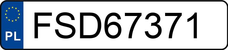 Numer rejestracyjny FSD 67371 posiada DAIHATSU SIRION - FSD67371