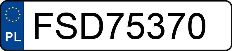 Numer rejestracyjny FSD 75370 posiada DAIMLER-BENZ UNIMOG - FSD75370