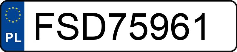 Numer rejestracyjny FSD 75961 posiada KIA PICANTO - FSD75961