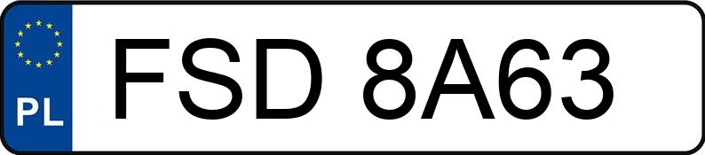 Numer rejestracyjny FSD 8A63 posiada YAMAHA Fun Bike PW 50 - FSD8A63