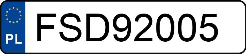 The registration number FSD 92005 has BUICK Encore I MR`17 E6 Essence - FSD92005