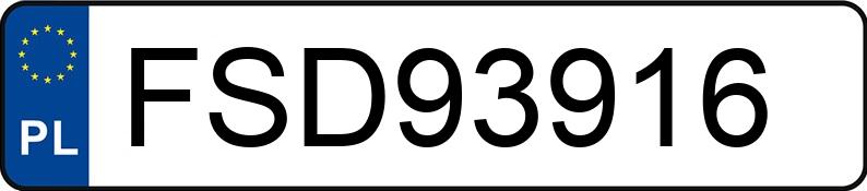 Numer rejestracyjny FSD 93916 posiada RENAULT Megane III 1.6 MR`08 E5 Expression 100 - FSD93916