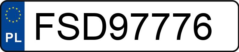 Numer rejestracyjny FSD 97776 posiada AUDI A4 Avant 2.0 TDi DPF MR`05 E4 8E A4 Avant 2.0 TDi DPF MR`05 E4 8E - FSD97776