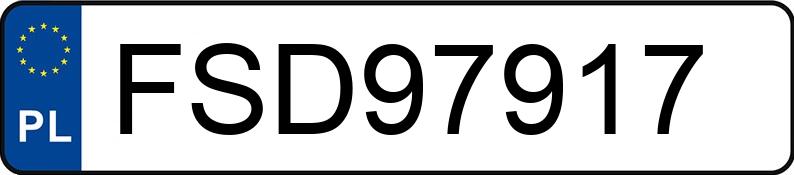Numer rejestracyjny FSD 97917 posiada RENAULT CLIO - FSD97917
