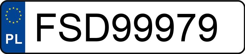 Numer rejestracyjny FSD 99979 posiada MERCEDES-BENZ CLA 250 MR`13 E5 117 AMG - FSD99979
