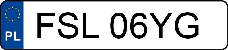Registreringsnummeret FSL 06YG har FORD FT 330 V184 2.4 TDE Kat. MR`00 E3 3.3t L - FSL06YG
