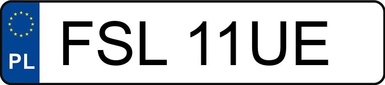 Numer rejestracyjny FSL 11UE posiada AUDI A6 - FSL11UE