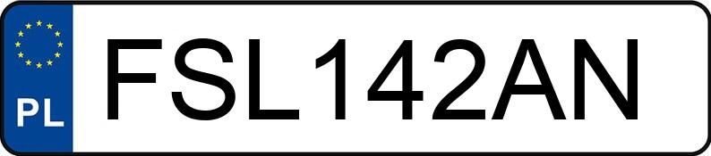 Numer rejestracyjny FSL 142AN posiada BMW 730D - FSL142AN Numer rejestracyjny FSL 142AN posiada BMW 730D - FSL142AN