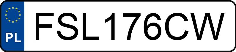 The registration number FSL 176CW has MERCEDES-BENZ C 43 AMG MR`18 E6 205 4Matic - FSL176CW