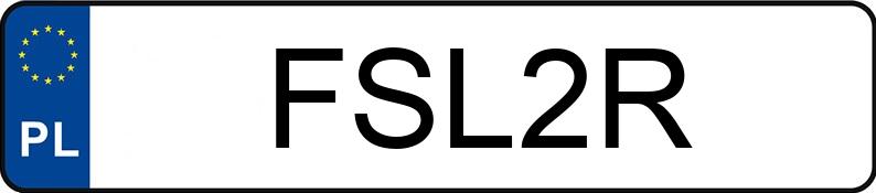 Numer rejestracyjny FSL 2R posiada SIMSON Skutery S 53 - FSL2R