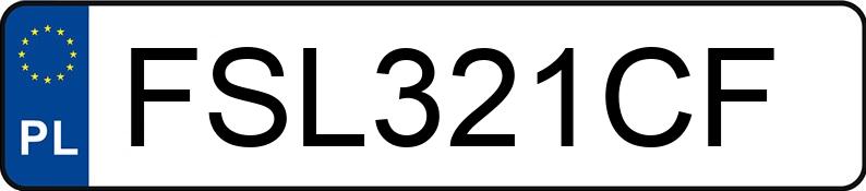 Numer rejestracyjny FSL 321CF posiada NISSAN ALMERA TINO - FSL321CF